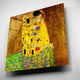 Epic Art 'The Kiss' by Gustav Klimt, Acrylic Glass Wall Art, 12"x12"