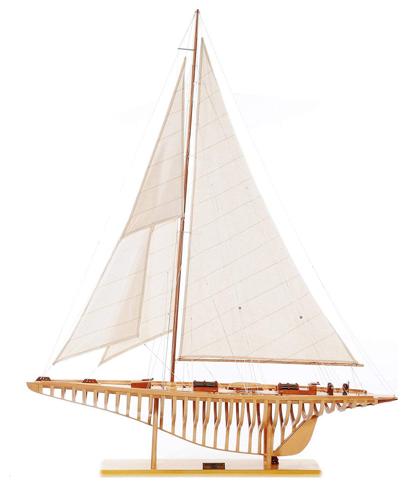 Shamrock Open Hull Boat Model Display
