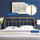 Headboard, Queen Size, Metal, Gold, Modern Farmhouse, Bedroom Master Suite