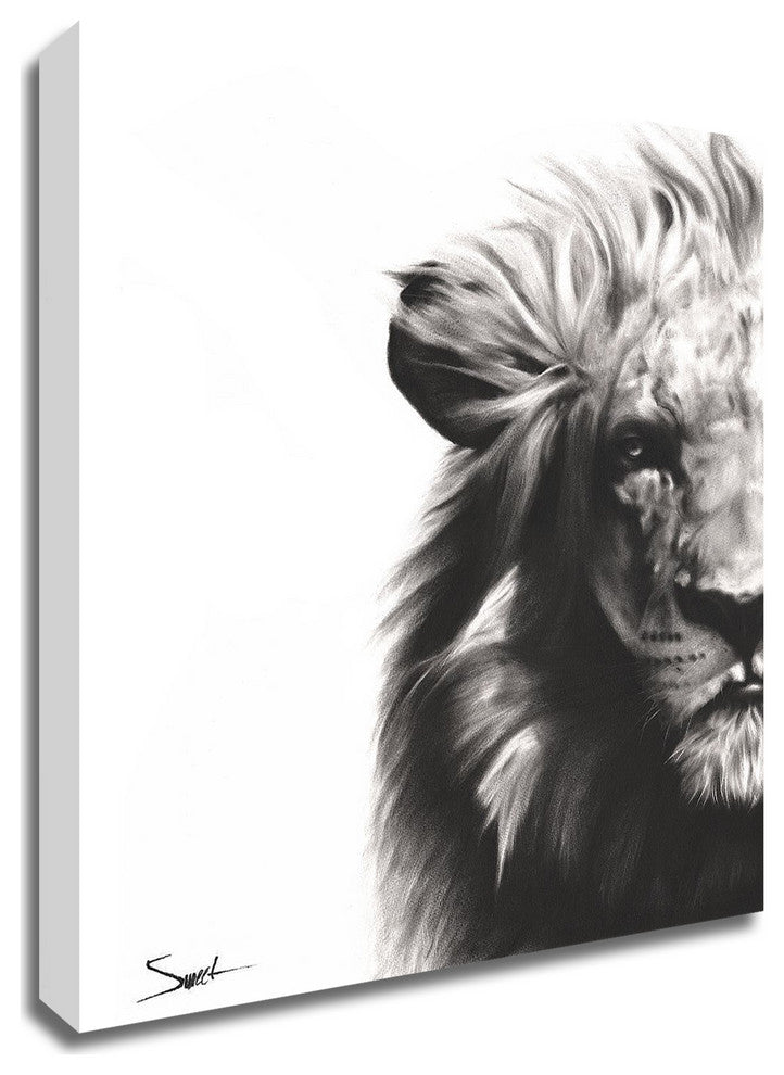 Lion II by Eric Sweet, Print on Canvas, 32"x40"