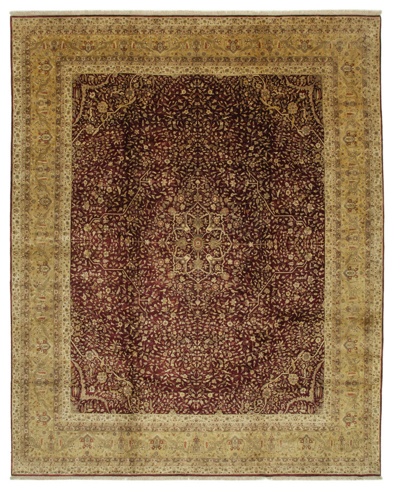Rug N Carpet - Hand-Knotted Oriental 11' 11" x 15' 1" Large Oushak Area Rug