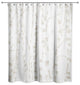 Beige Birch Trees 71x74 Shower Curtain