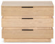 Safavieh Couture Titus 3 Drawer Stacked Chest, Oak