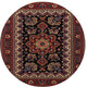 Ahgly Company Indoor Round Traditional Area Rugs, 3' Round