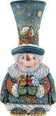 Frosty Carolers Scenic Decorative Ornament, Large