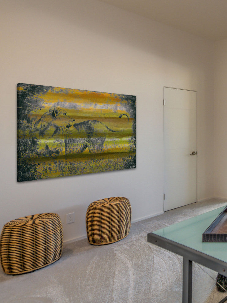 "Queen of the Jungle" Print on Canvas, 60"x40"