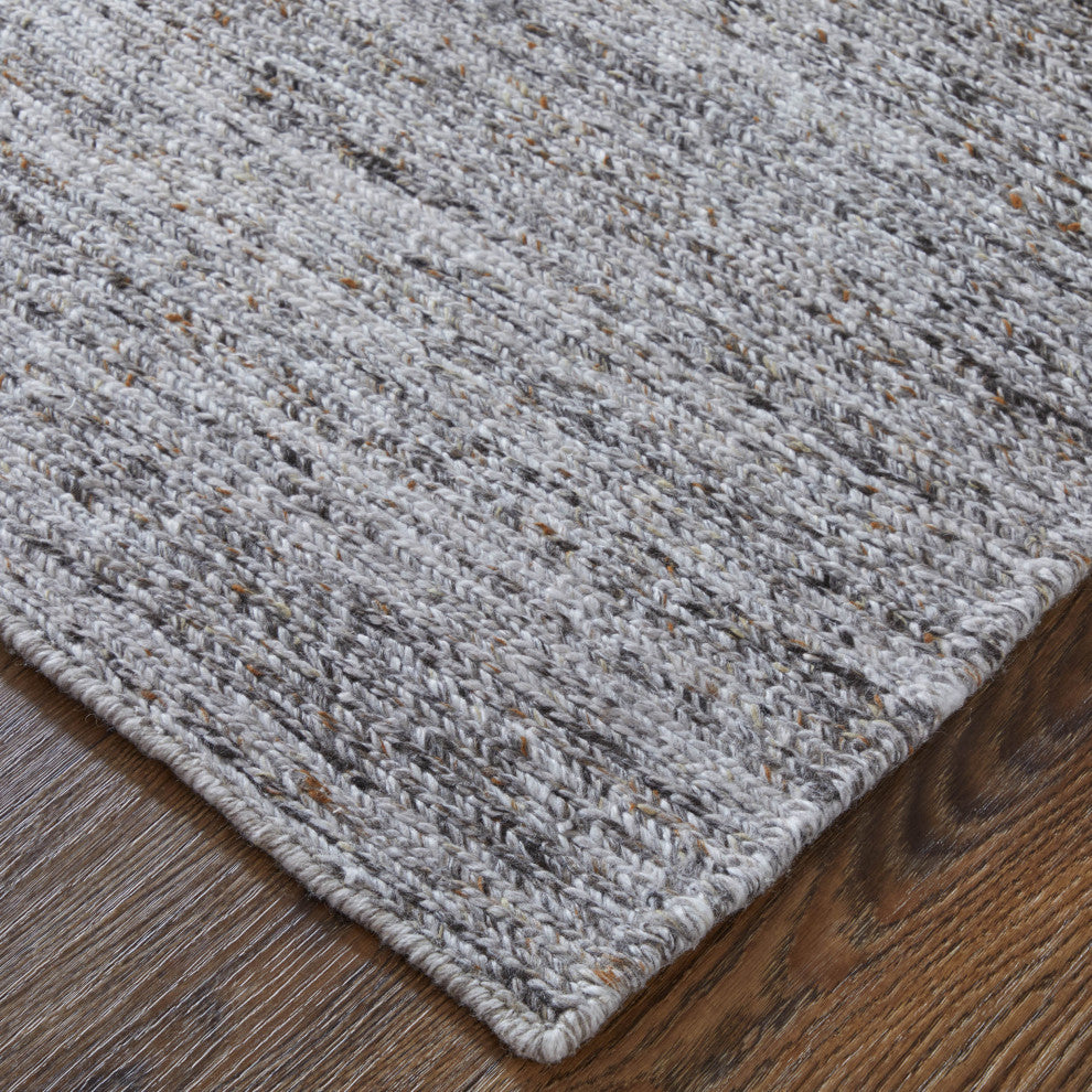 Finley T6046 Modern/Casual Area Rug, Gray/Brown, 8'x10'