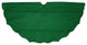 48" Christmas Traditions Cardinal Green Scalloped Edge Christmas Tree Skirt