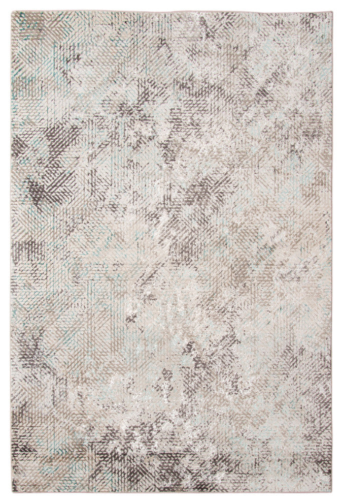 Cambridge Area Rug, Gray, 3'11" x 5'7", Abstract