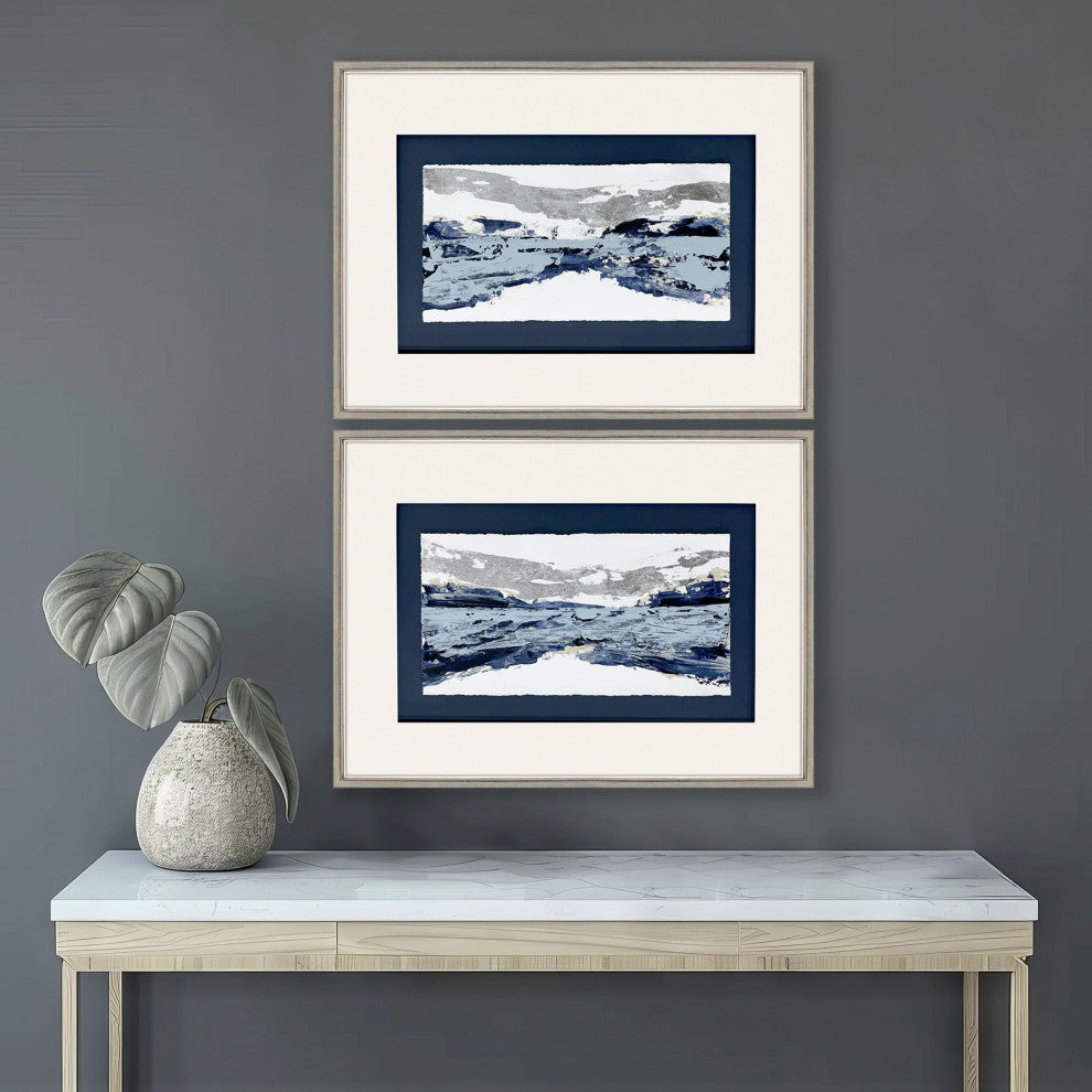 Blue View Framed Art, 2-Piece Set