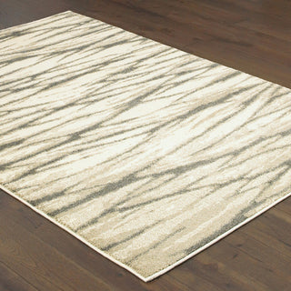 Carolina Organic Layers Ivory/Sand Area Rug, 2'x3'