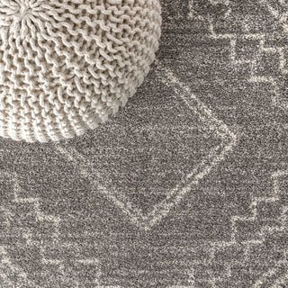 Amir Moroccan Beni Souk Rug, Gray/Cream, 5 X 8
