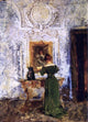 William Merritt Chase Woman in Green (also known as Lady in Green) Canvas Wrap