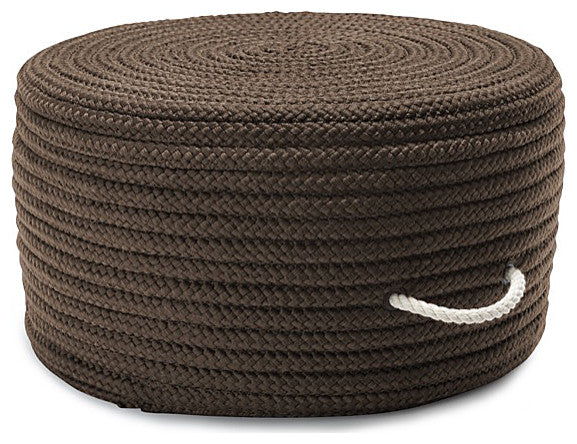 Colonial Mills Pouf Simply Home Solid Pouf Mink Round