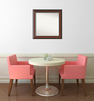 Wall Mirror Choose your Custom Size, Cyprus Walnut