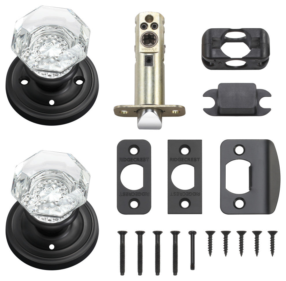 Torrey Privacy Knob, Flat Black