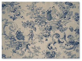 Color Bakery 'Toile Fabrics I' Canvas Art, 24"x18"