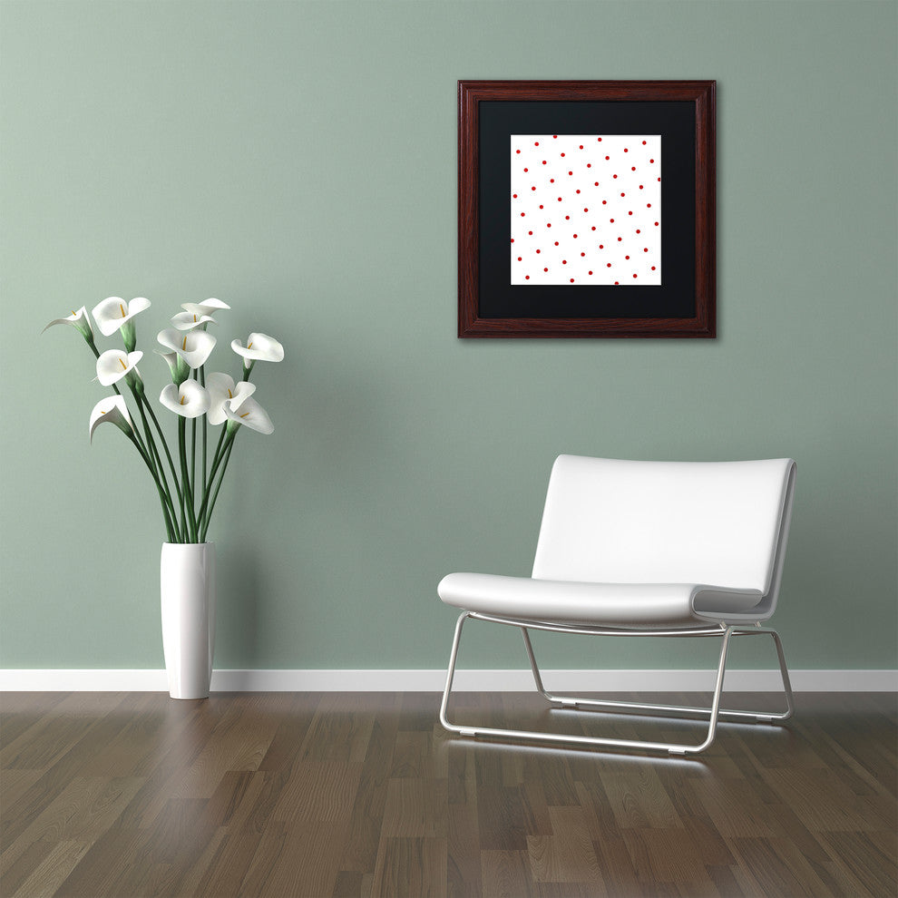 Color Bakery 'Group 05 B' Matted Framed Art, Wood Frame, Black Mat, 11x11