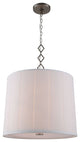 Elegant Lighting Luna Collection Pendant, Vintage Nickel