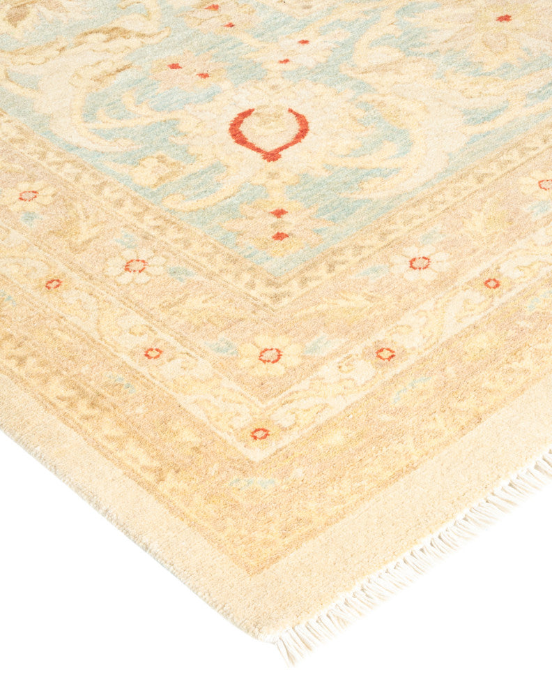 Eclectic, One-of-a-Kind Hand-Knotted Area Rug  - Ivory, 12' 1" x 17' 10"