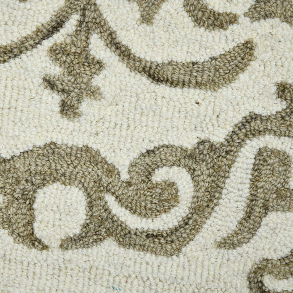 Boscage Rothwell Area Rug, Ivory, 5' x 7'6", Geometric