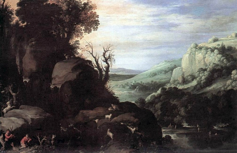 Paul Bril Landscape Wall Decal