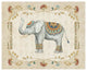 "Elephant Walk III" Digital Paper Print by Daphne Brissonnet, 22"x18"