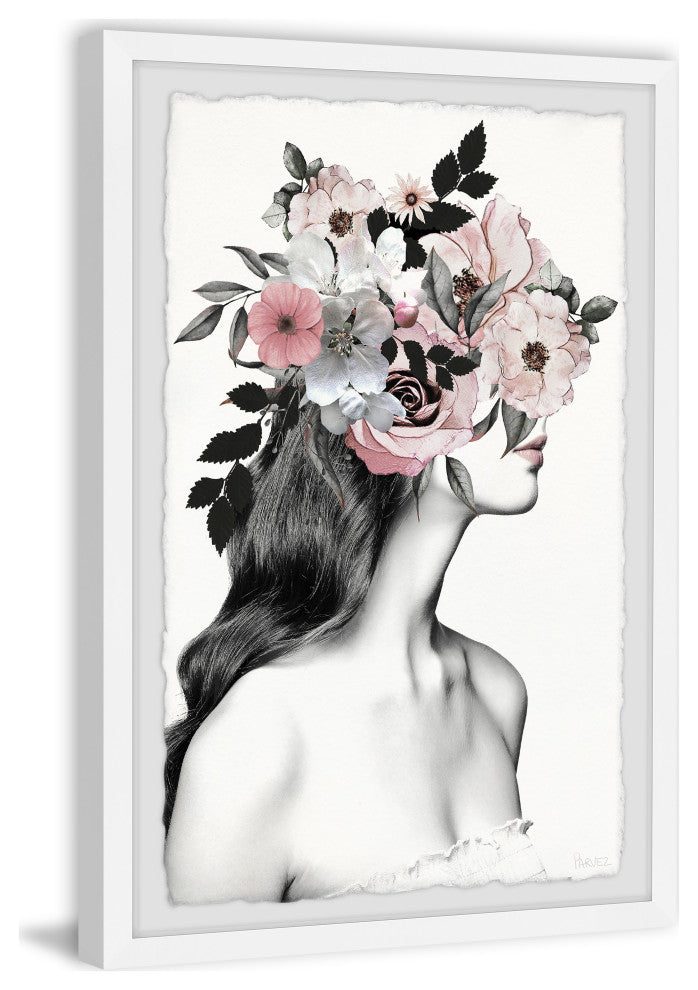 "Flower and Dreams" Framed Painting Print