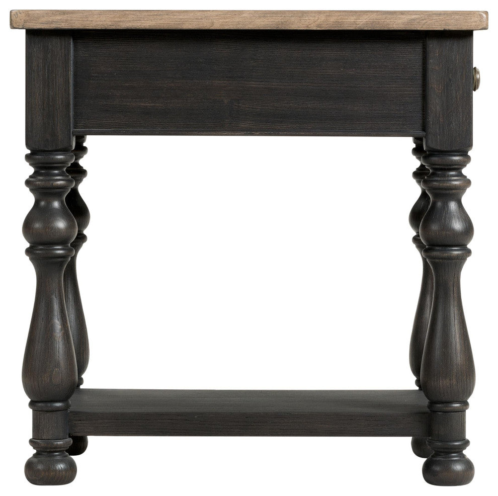 Riverside Furniture Barrington Two Tone Side Table