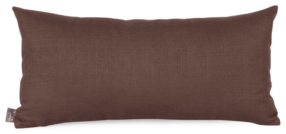 Sterling Kidney Pillow, Chocolate, Polyester Insert