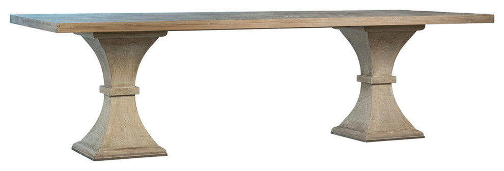 Hourglass Pedestal Dining Table