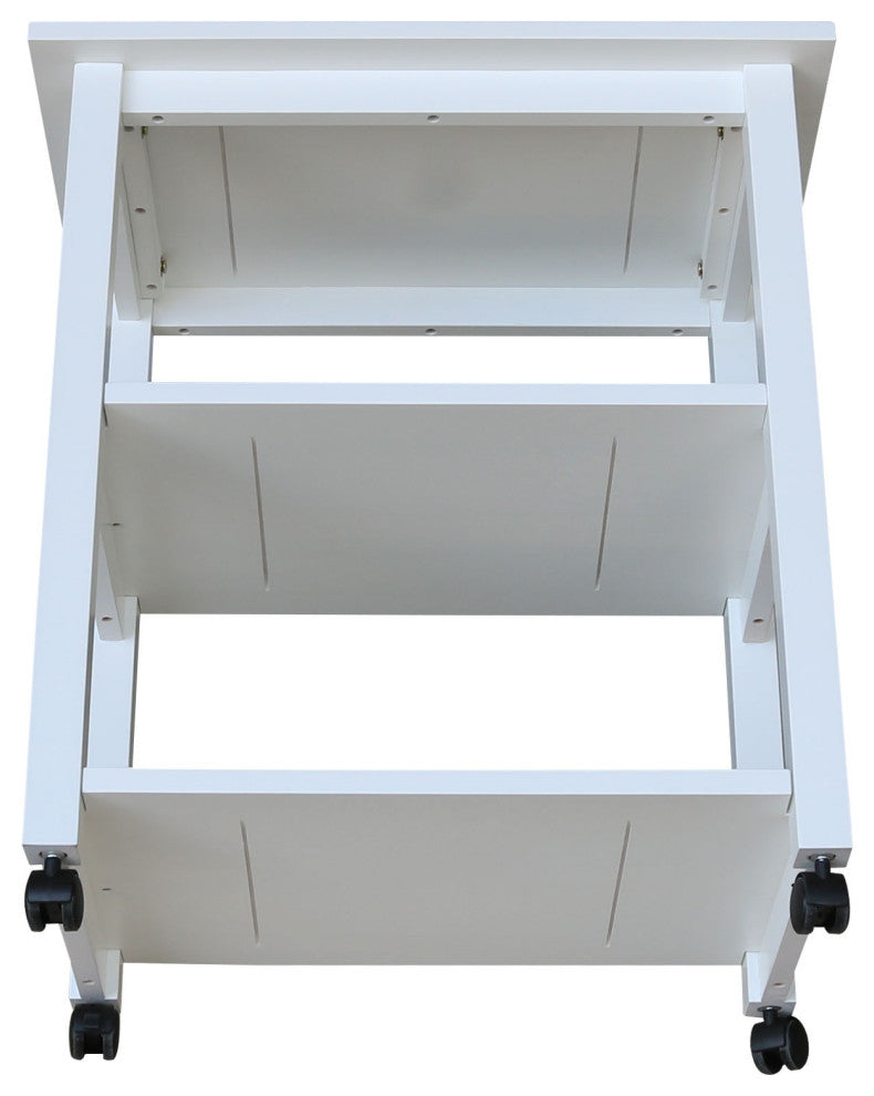 Solid Wood Microwave Cart