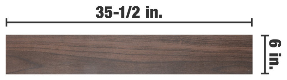 Mt Royale Walnut Porcelain Floor and Wall Tile Sample