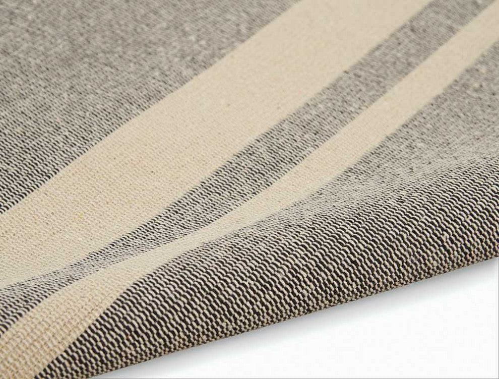 Calvin Klein San Diego Beige/Black Area Rug By Nourison, 5'x7'