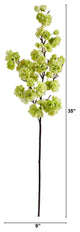35" Cherry Blossom Artificial Flower, Set of 3
