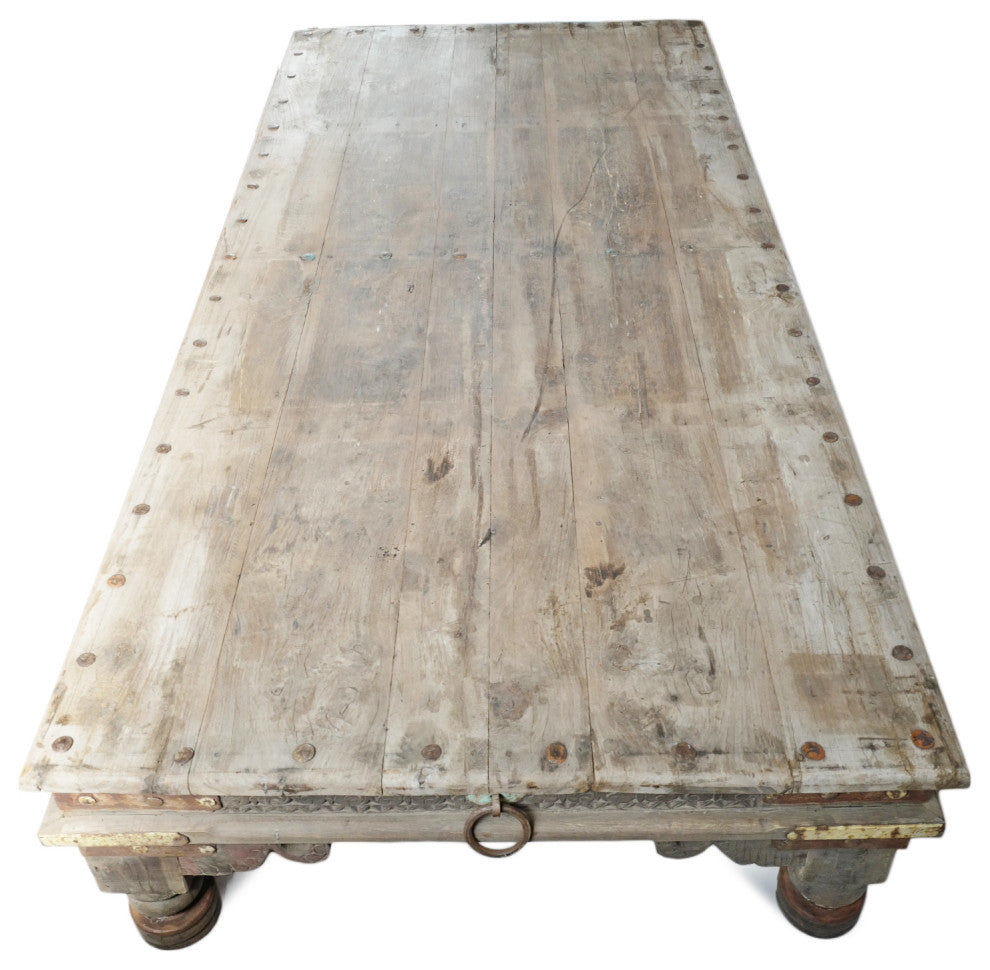 Consigned Vintage Teak Takhat Coffee Table 2