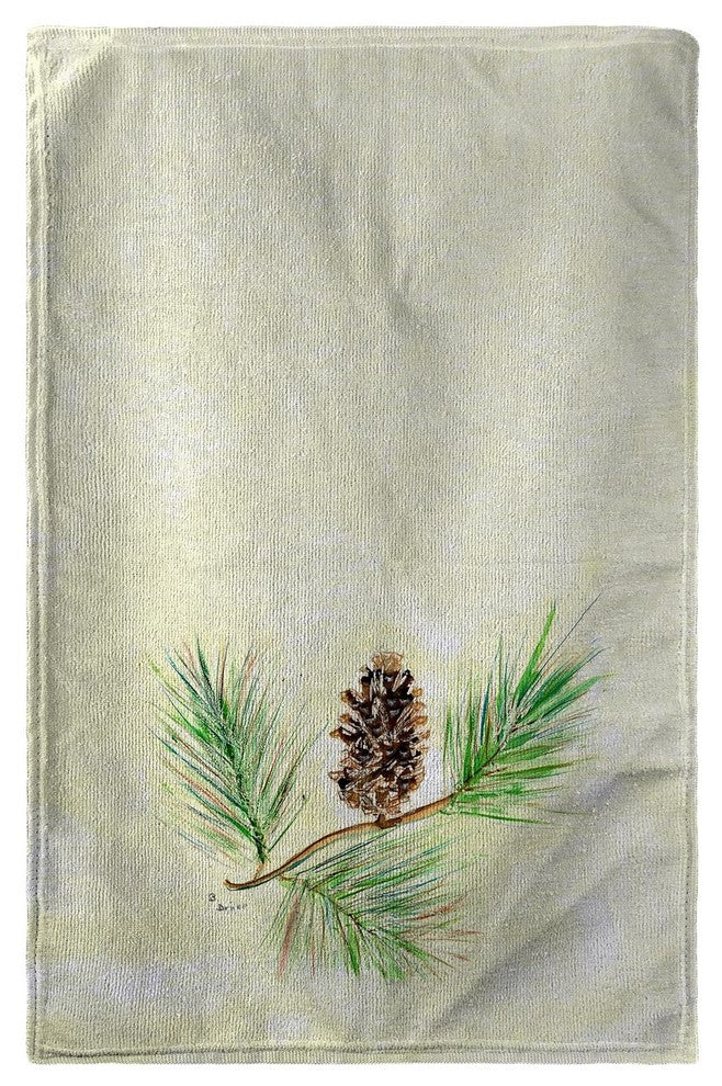 Pinecone Kitchen Towel - Two Sets of Two (4 Total)