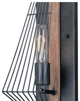 Vaxcel Lighting W0252 Dearborn 1 Light 21-1/2"H Wall Sconce - Burnished Oak /