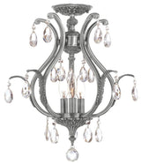 Crystorama Dawson 3-Light Ceiling Mount