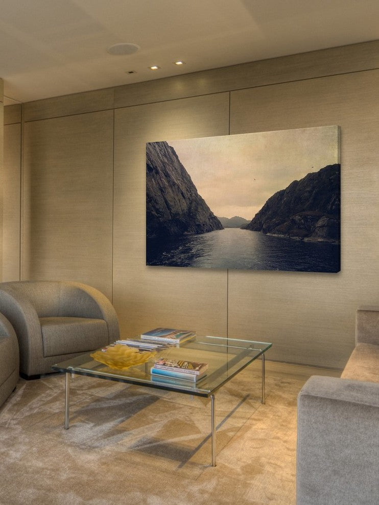 "Follow Your Heart" Print on Canvas by Ingrid Beddoes