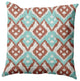 Hipster Decorative Throw Pillow, Light Blue, 16"x16"