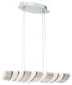 Eurofase Gabriel Small LED Light Pendant, Chrome Finish