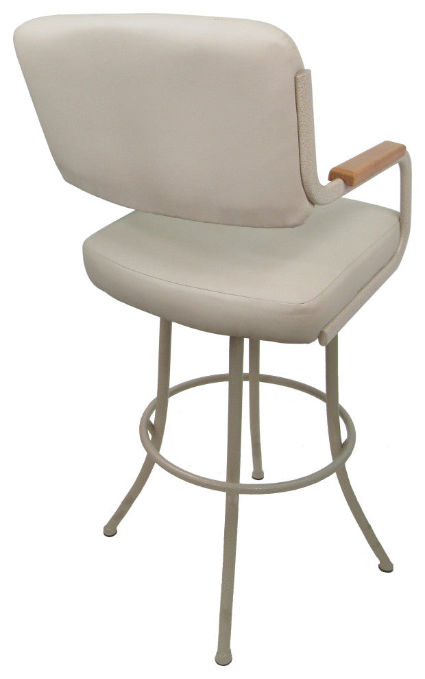 Swivel Metal Bar Stool Counter 26", 30", Extar Tall 34" - M-114, Ocean Beige - B