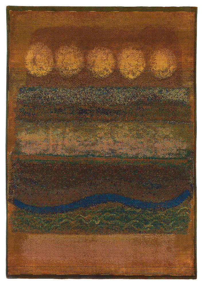 Oriental Weavers Kharma II 167X4 Gold RUG