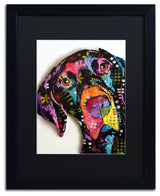 Dean Russo 'Pointer' Framed Art, Black Frame, 16"x20", Black Matte