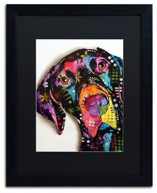 Dean Russo 'Pointer' Framed Art, Black Frame, 16"x20", Black Matte