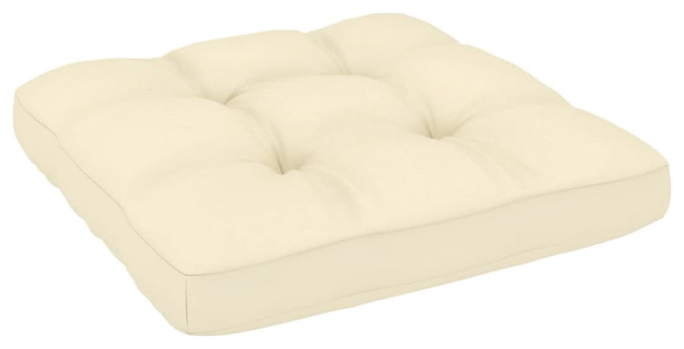 Vidaxl Pallet Sofa Cushion Cream 27.6"x27.6"x4.7"
