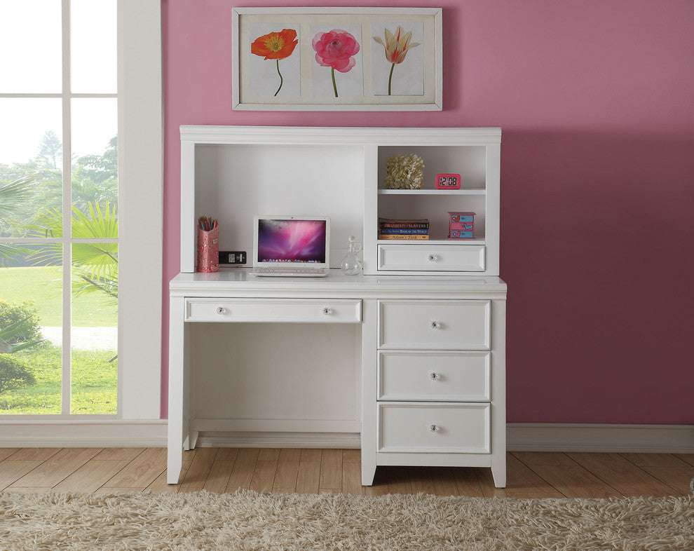 Lacey Desk, White Finish