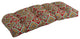 42"X19" U-Shaped Patterned Polyester Tufted Settee/Bench Cushion, Adonis Jewel