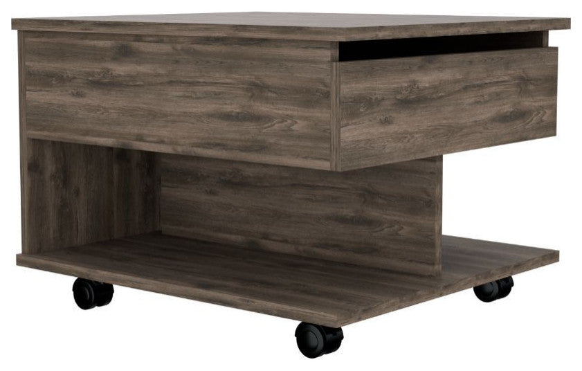 Babel Lift Top Coffee Table, Dark Brown
